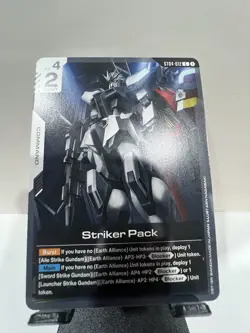 Striker Pack - ST04-012 NM - Gundam TCG Card Game - Image 1
