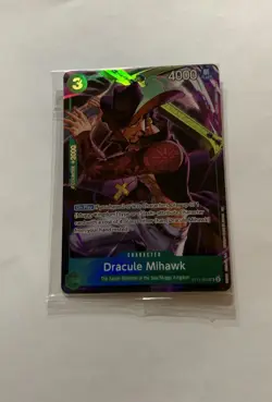Dracule Mihawk (SR) ST12-003 - Illustration Vol. 4 One Piece PROMO CARD SEALED - Image 1