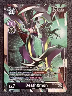 Digimon Card Game DeathXmon BT9-112 SEC Foil NM - Image 1