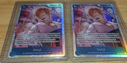 2x OP11-051 Sanji SR English One Piece TCG Card : OP11: A Fist Of Divine - Image 1