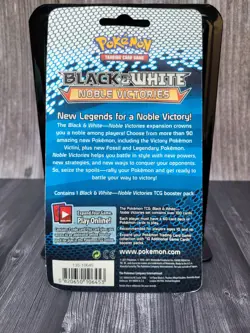 Pokemon Black and White Noble Victories 10 Card Booster Pack -Unopened- - Image 5