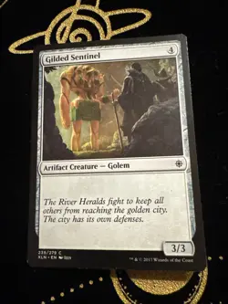 Gilded Sentinel 239/279 Ixalan MTG Magic the gathering card - Image 1