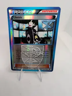 Pokemon Card - Ghetsis - Reverse Holo - Rare (101/116) BW Plasma Freeze LP - Image 1