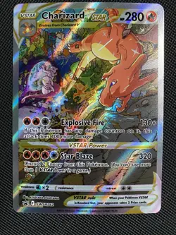 Pokemon TCG Charizard VSTAR SWSH262 Sword & Shield Promo Card Holo NM - Image 1