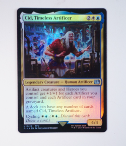 Cid Timeless Artificer #410 Holo Foil Card (Magic Final Fantasy) - Image 1