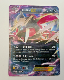 Pokemon Yveltal EX XY150 Promo Black Star Holo Rare Pokemon Card - Image 1