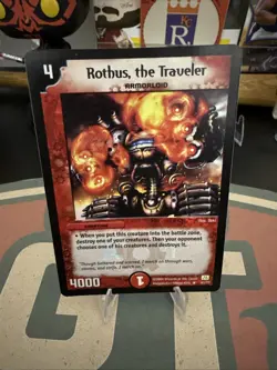 Duel Masters Trading Card Game - Rothus, the Traveler #A1/Y1 Holo - Image 1