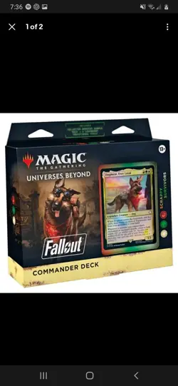 MtG/Fallout Scrappy Survivors Commander Deck Magic The Gathering FREE SHIPPING - Image 1