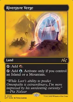 Riverpyre Verge - First-Place Foil DFT NM MTG - Image 1