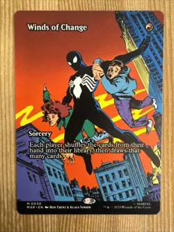 MTG - Winds of Change - Borderless - Marvels Spiderman - Non Foil - NM - Image 1