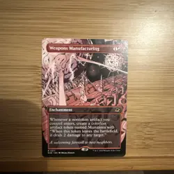 MTG Edge Of Eternities Weapons Manufacturing Borderless (Rare) - Image 1