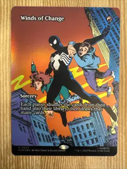 MTG - Winds of Change - Borderless - Marvels Spiderman - Foil - NM - Image 1