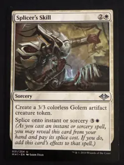 1x Splicer's Skill (31) Modern Horizons LP MTG Magic the Gatehring x1 MKE - Image 1