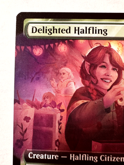 Delighted Halfling (Extended Art) MTG LOTR NON-Foil 363 NM - Image 2
