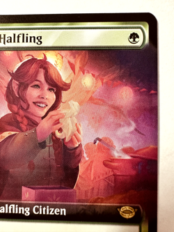 Delighted Halfling (Extended Art) MTG LOTR NON-Foil 363 NM - Image 4