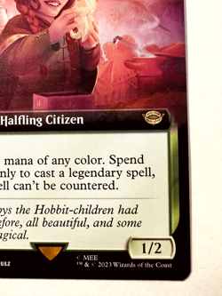 Delighted Halfling (Extended Art) MTG LOTR NON-Foil 363 NM - Image 5