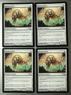 4x Duskworker (NM) Mirrodin Uncommon MRD Magic MTG Playset - Image 1