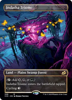Indatha Triome (Ikoria: Lair of Behemoths) - Showcase - NM Pack Fresh MTG - Image 1