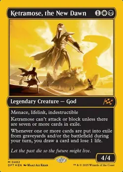 Ketramose, the New Dawn - First-Place Foil DFT NM MTG - Image 1