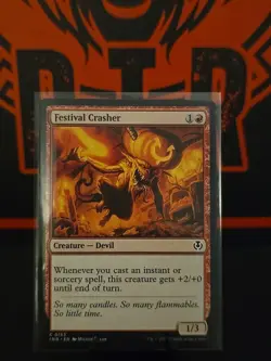 MTG Magic the Gathering Festival Crasher (153/612) Innistrad Remastered NM - Image 1