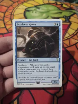 Displacer Kitten (White Border) Mystery Booster 2 MTG MINT - Image 1