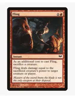 Fling MTG DKA LP | Pauper Modern EDH Finisher Sacrifice Outlet Aristocrats - Image 1