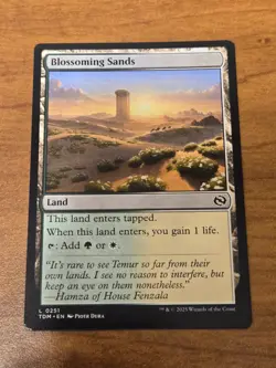 MTG Tarkir Dragonstorm - Blossoming Sands - TDM 251 - Regular - Image 1