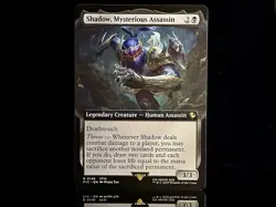 Shadow, Mysterious Assassin #148 FIC R (Extended Art Non-Foil) MTG Final Fantasy - Image 1