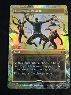 Multiversal Passage (Borderless) Marvel's Spider-Man Foil #0206 MTG NM Magic - Image 1