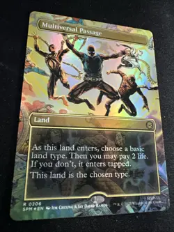 Multiversal Passage (Borderless) Marvel's Spider-Man Foil #0206 MTG NM Magic - Image 4