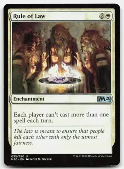 MTG Rule of Law U Core Set 2020 35 LP - Image 1