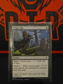 MTG Magic the Gathering Tragic Slip (134/612) Innistrad Remastered NM - Image 1