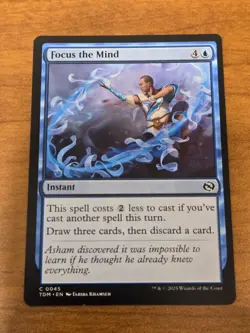 MTG Tarkir Dragonstorm - Focus the Mind - TDM 45 - Regular - Image 1