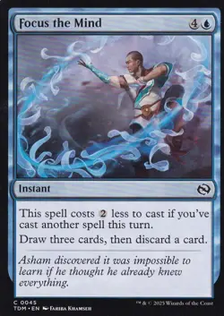 MTG Tarkir Dragonstorm - Focus the Mind - TDM 45 - Regular - Image 2