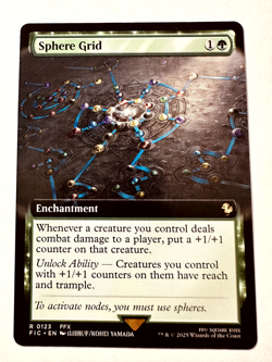 Sphere Grid MTG Final Fantasy Commander Borderless non-foil 0123 - Image 1