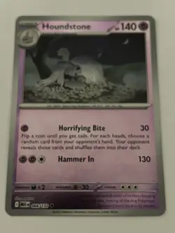 Houndstone (Reverse Holo) 066/132 - Mega Evolution - Pokemon - NM/M Ships Now - Image 1