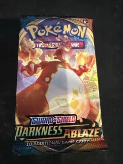 Pokemon TCG Sword & Shield Darkness Ablaze Single Booster Pack BRAND NEW SEALED 820650807121 - Image 1