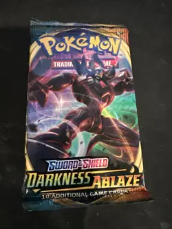 Pokemon TCG Sword & Shield Darkness Ablaze Single Booster Pack BRAND NEW SEALED 820650807121 - Image 2