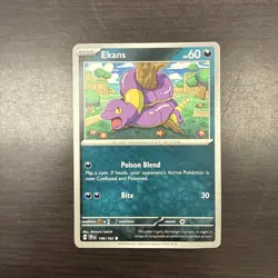 Ekans #100/162 SV05: Temporal Forces Common - Pokemon Cards E53 - Image 1