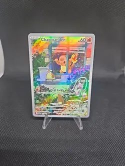 Pokemon Obsidian Flames Charmander SVP 044 Promo Pokemon Center Exclusive - Image 1