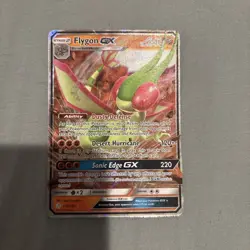 Pokemon TCG Flygon GX 110/236 Cosmic Eclipse Sun & Moon Ultra Rare Holo NM - Image 1