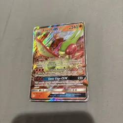 Pokemon TCG Flygon GX 110/236 Cosmic Eclipse Sun & Moon Ultra Rare Holo NM - Image 2