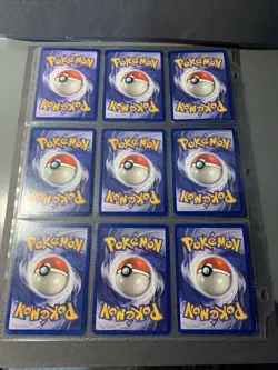 Pokemon TCG Lot of 9 Base Set Unlimited Cards 1999 WOTC VTG - Image 2
