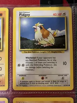 Pokemon TCG Lot of 9 Base Set Unlimited Cards 1999 WOTC VTG - Image 5