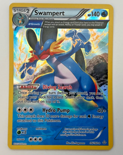 Pokemon 1X Swampert (Alpha) 36/160 XY - Primal Clash Reverse Holo LP+ - Image 1