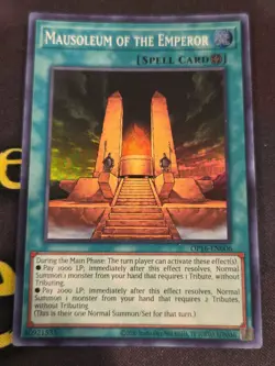 Yugioh Mausoleum of the Emperor OP16-EN006 Super Rare NM - Image 1