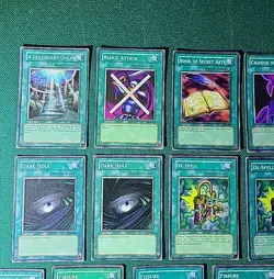 Yugioh Lot of 33 MAGIC Cards. Many Repeats. All Vintage Cards. Read - Image 2
