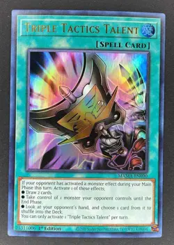 Triple Tactics Talent Magnificent Mavens (MAMA-EN090) Yugioh Ultra Rare - Image 1