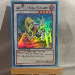 Ally of Justice Catastor CT10-EN006 Rare Limited Edition YuGiOh! - Image 1