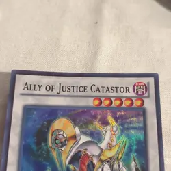 Ally of Justice Catastor CT10-EN006 Rare Limited Edition YuGiOh! - Image 4